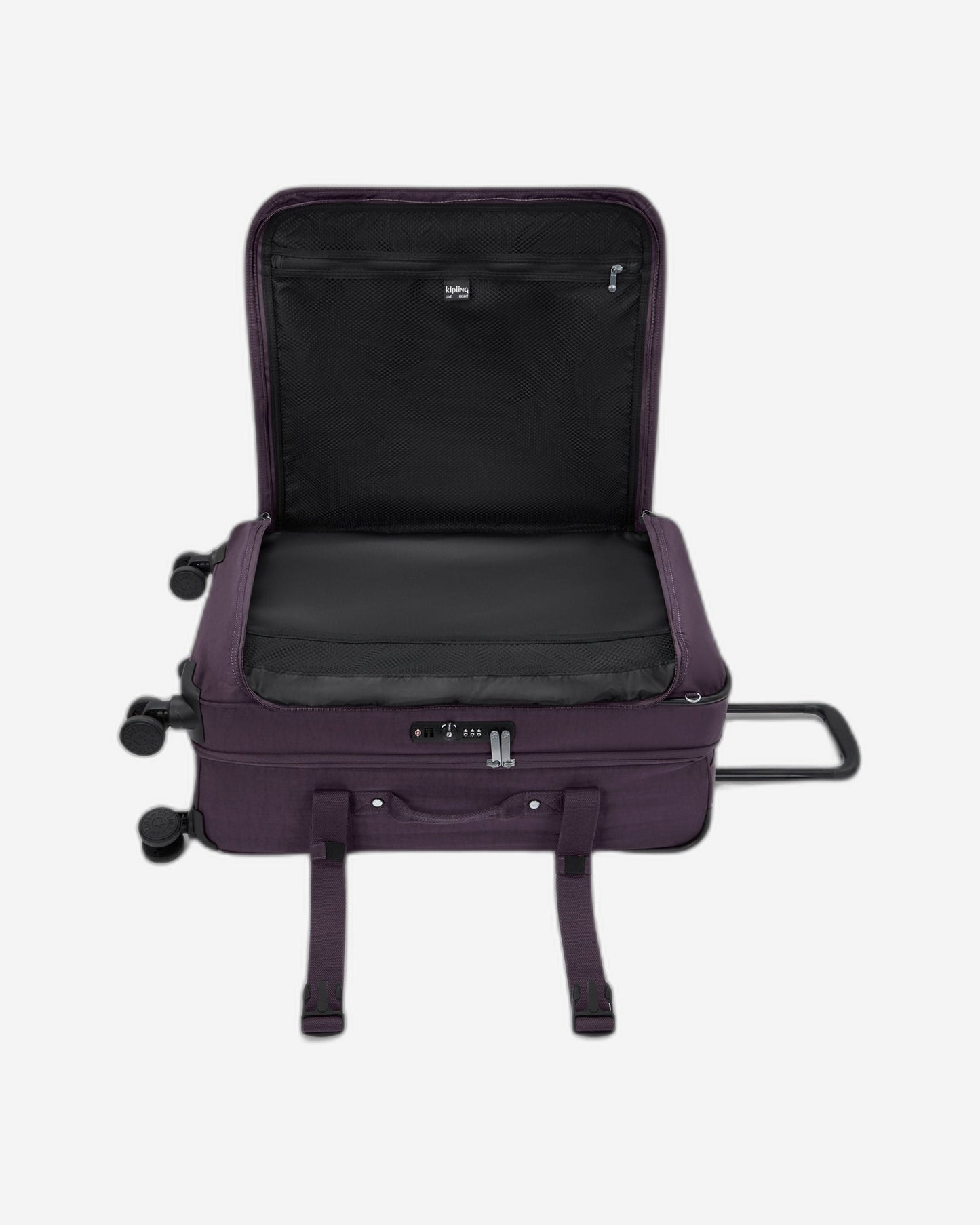 Kipling Spontaneous M Ultimate Plum Medium Wheeled Luggage I6918-67U