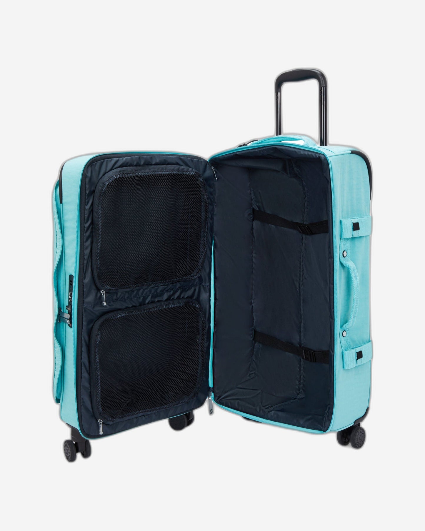 Kipling Spontaneous M Deepest Aqua Medium Wheeled Luggage C2I6918-T6E