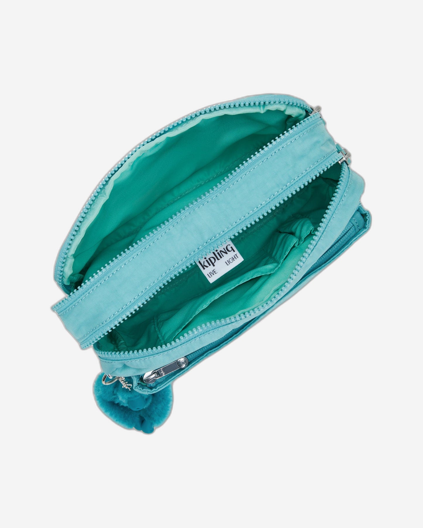 Kipling Abanu M Deepest Aqua Medium Crossbody Bag C2I7076-T6E
