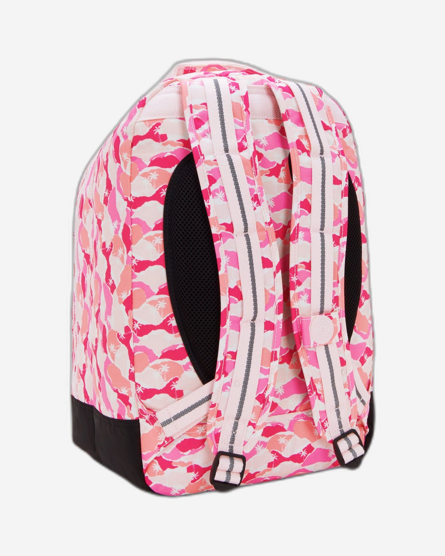 Kipling Class Room Pink Palm Large backpack with laptop compartment I7090-1BV