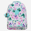 Kipling Class Room Aqua Blossom Large Backpack C2I7090-7EC