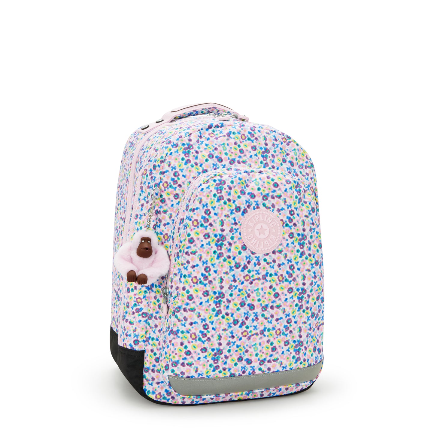 Kipling Class Room Digi Flower Prt Large Backpack (With Laptop Compartment) I7090-7Er