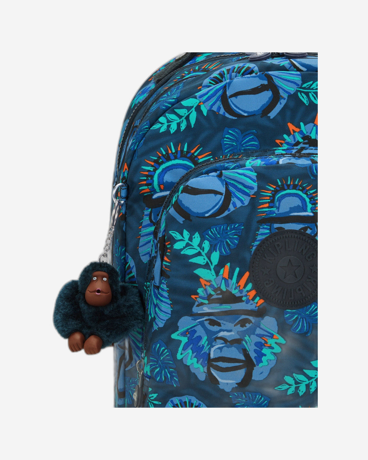 Kipling Class Room Blue Monkey Fun Large Backpack C2I7090-8HJ