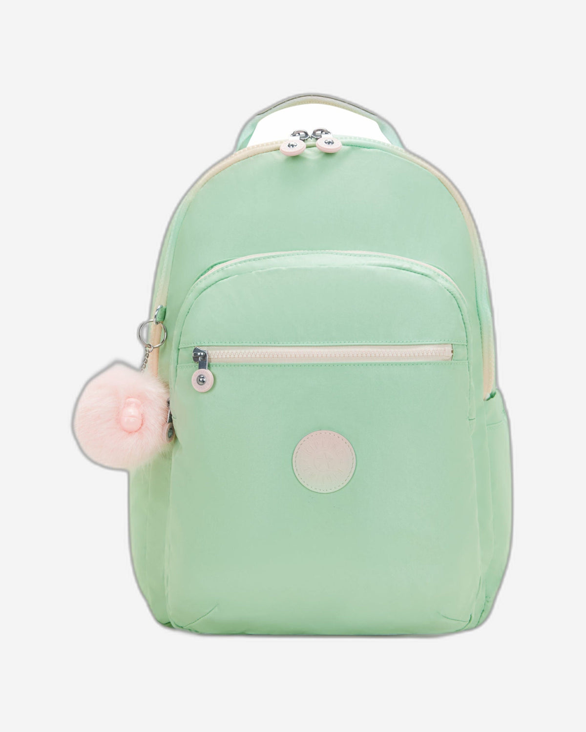 Kipling Seoul Lap Soft Green Met Large Backpack C2I7135-5KY