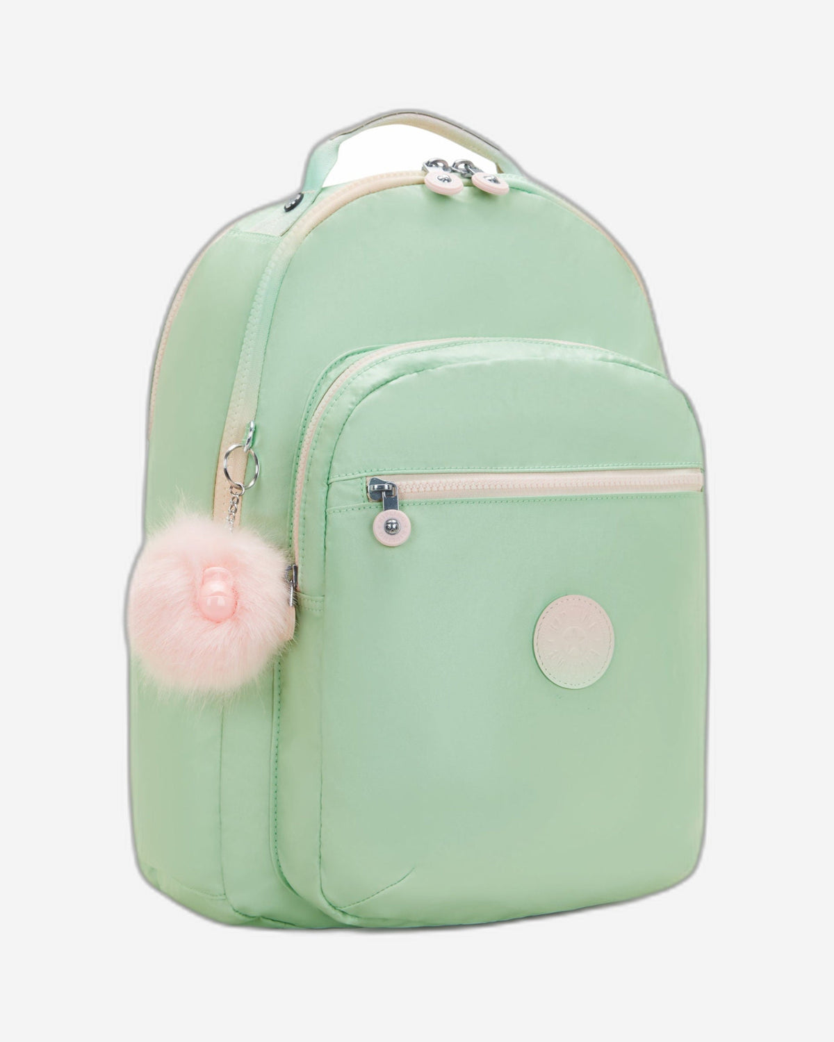 Kipling Seoul Lap Soft Green Met Large Backpack C2I7135-5KY