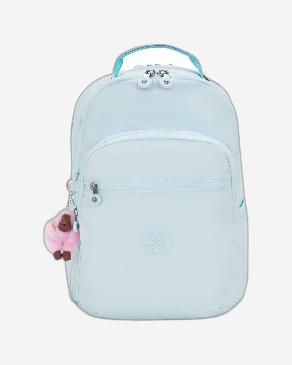 KIPLING Seoul Lap Blue Sky Metallic Large backpack (with laptop compartment) I7135-5MB