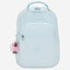 KIPLING Seoul Lap Blue Sky Metallic Large backpack (with laptop compartment) I7135-5MB