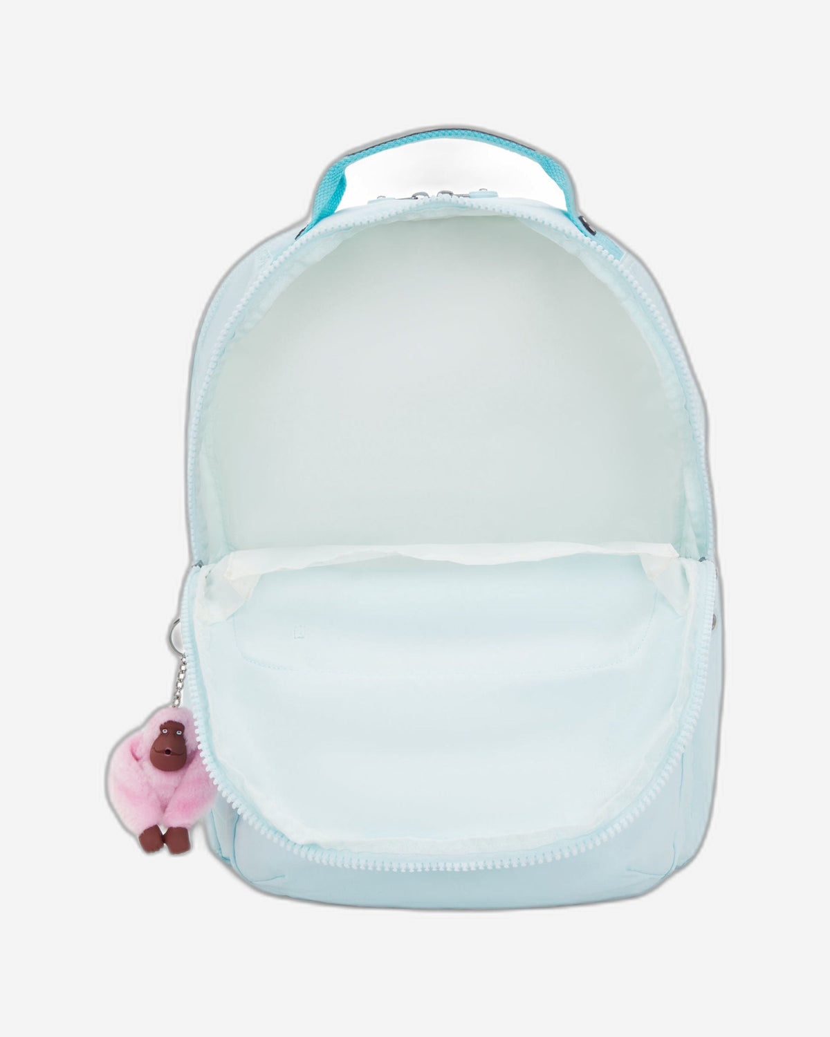 KIPLING Seoul Lap Blue Sky Metallic Large backpack (with laptop compartment) I7135-5MB