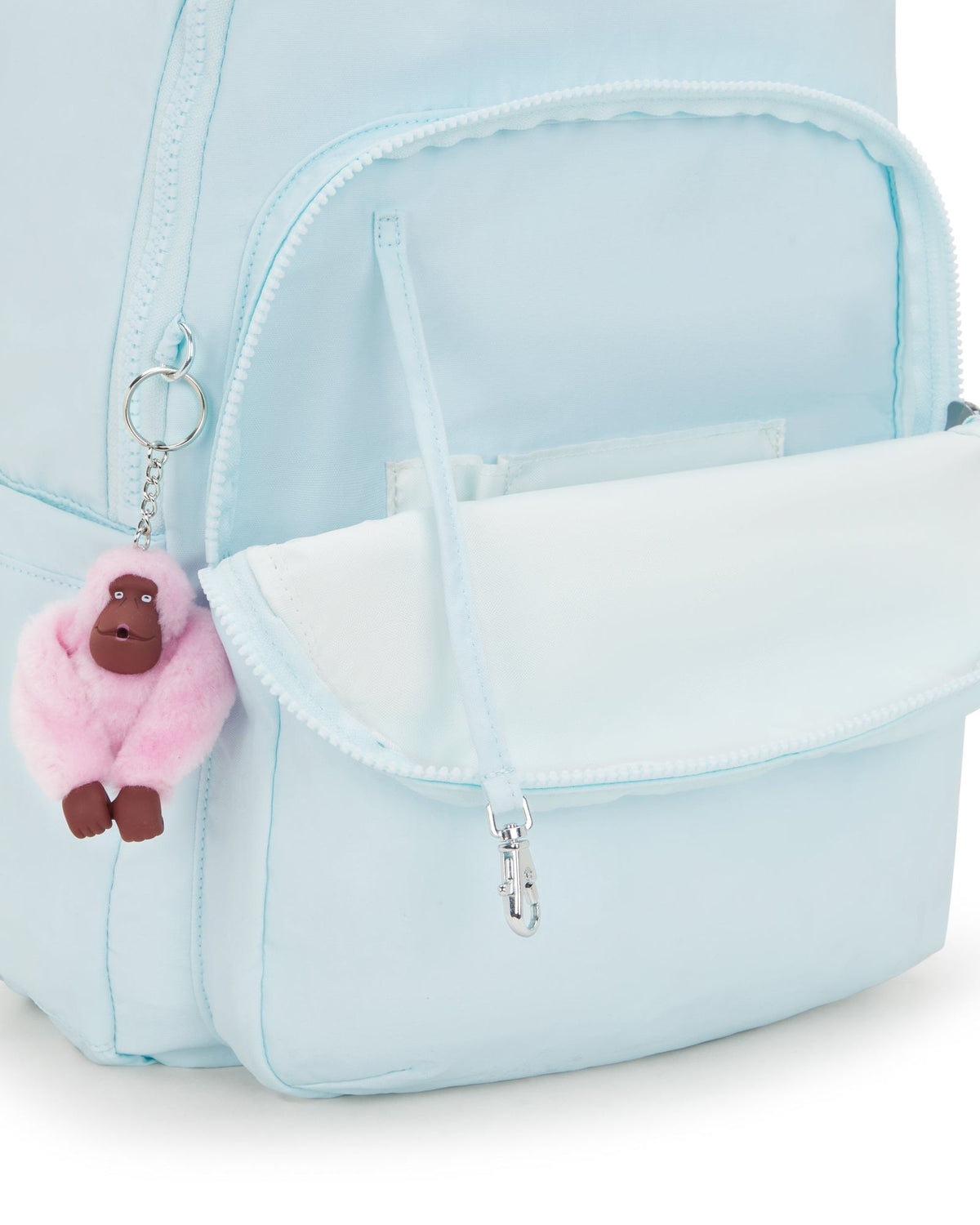 KIPLING Seoul Lap Blue Sky Metallic Large backpack (with laptop compartment) I7135-5MB