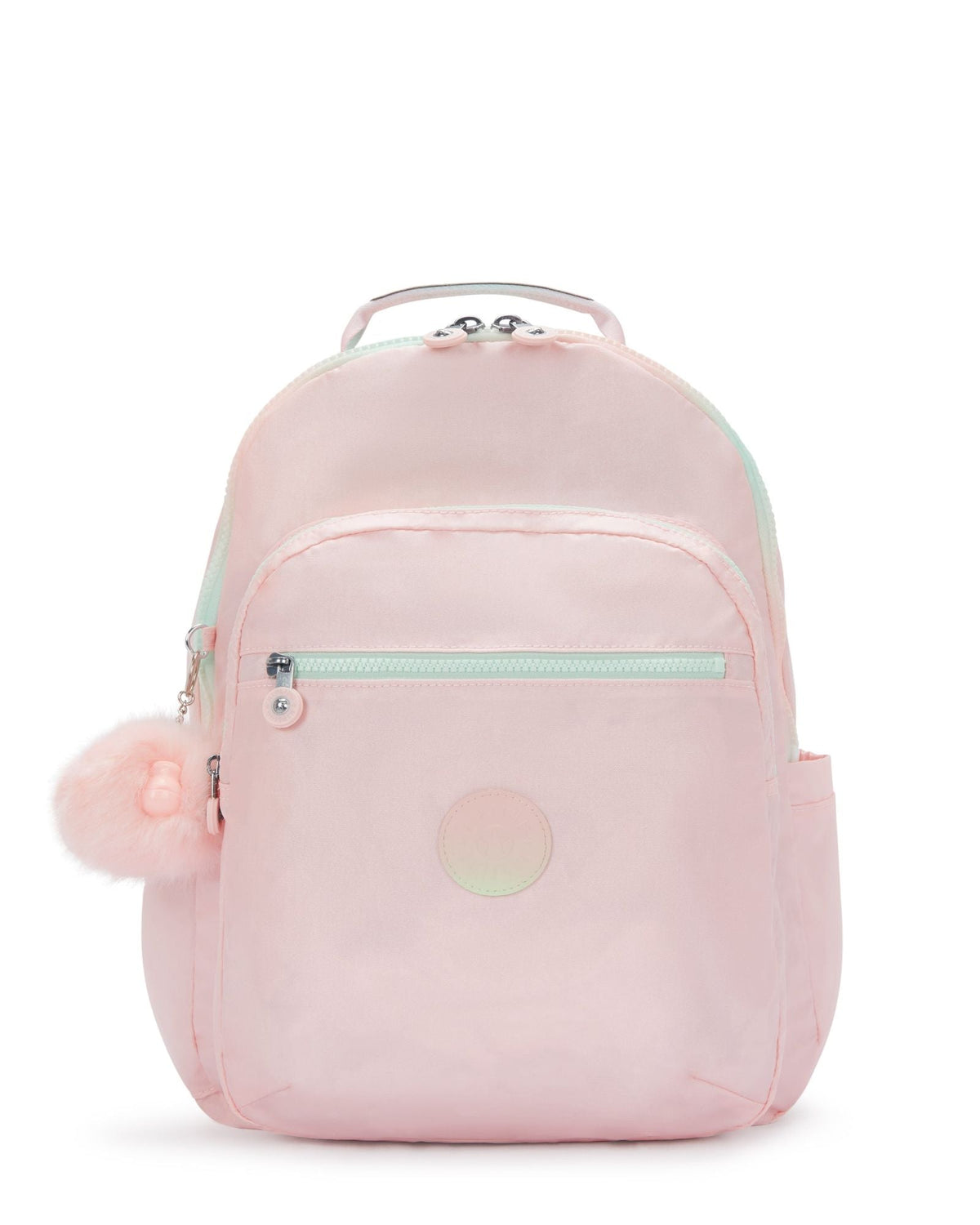 Kipling Seoul Lap Blush Metallic Large Backpack C2I7135-E7L