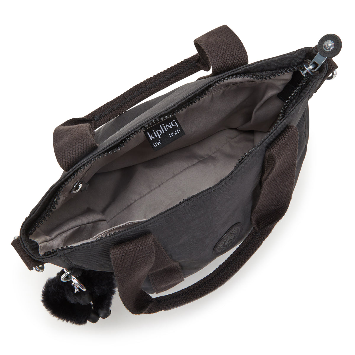 Kipling-Asseni Mini-Small Tote (With Removable Shoulderstrap)-Black Noir-I7149-P39 - I7149-P39