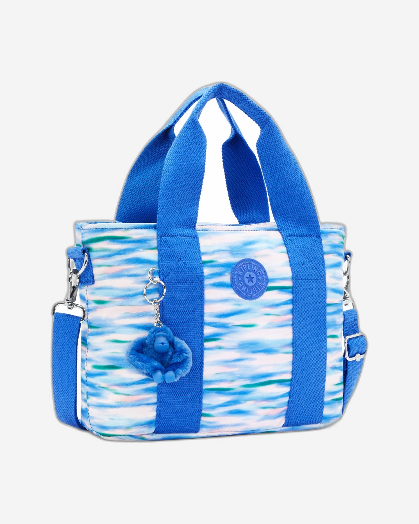 Kipling Minta M Diluted Blue Medium Tote Bag C2I7229-TX9