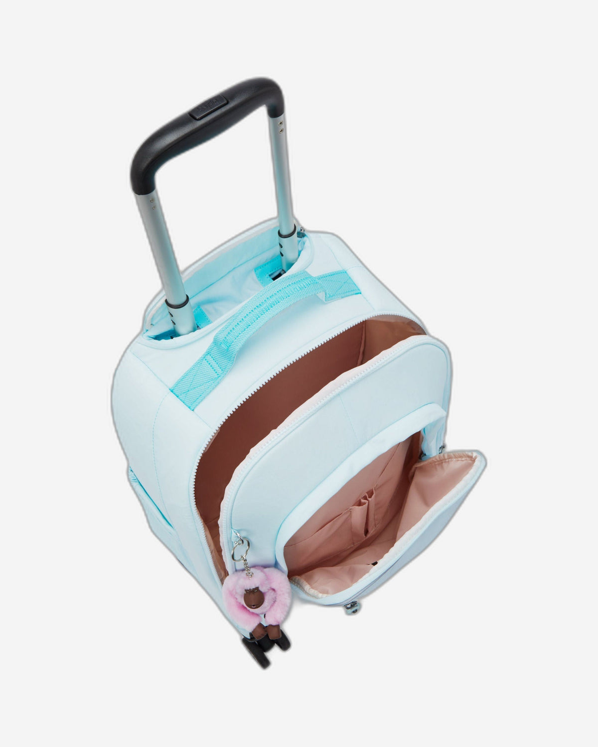 KIPLING New Zea Blue Sky Metallic Large wheeled backpack (with laptop protection) I7267-5MB