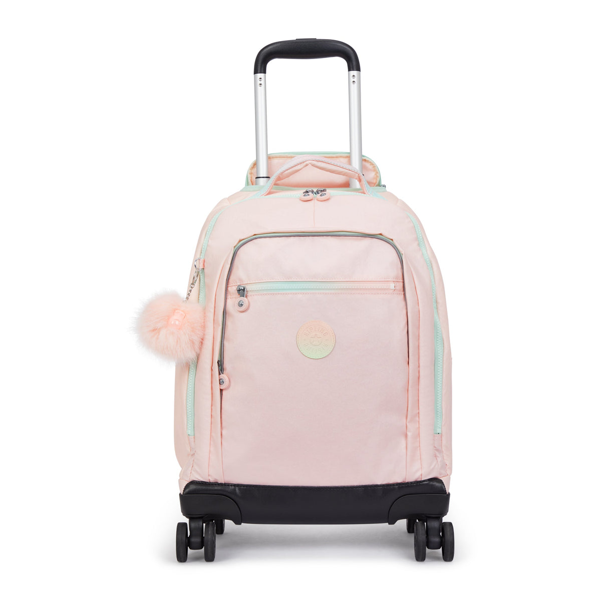 KIPLING-New Zea-Large wheeled backpack (with laptop protection)-Blush Metallic-I7267-E7L