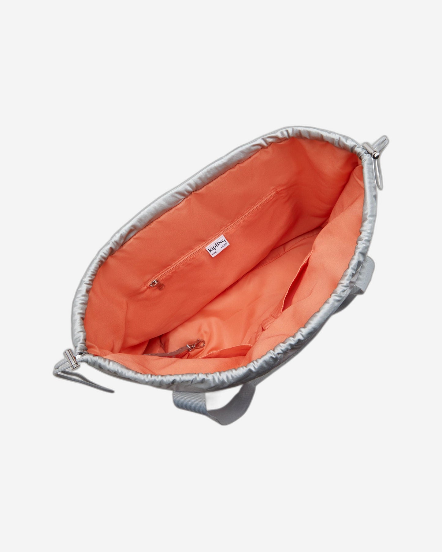 Kipling Elmar Silver Glam Medium Drawstring Tote C2I7270-K2E