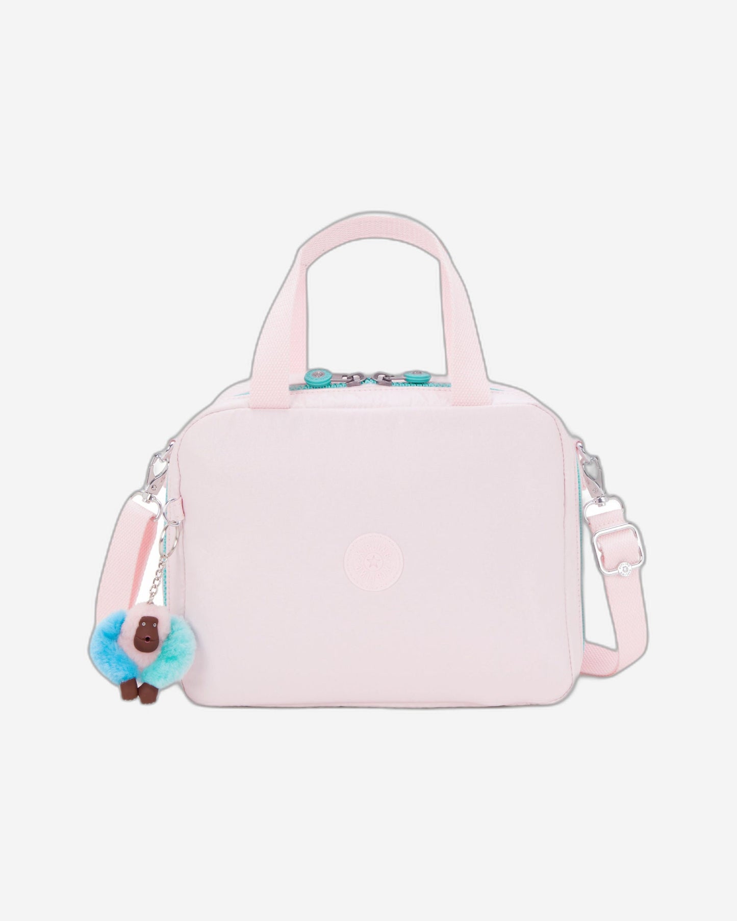 Kipling Miyo Sea Pink Met Large lunchbag with trolley sleeve I7363-52J