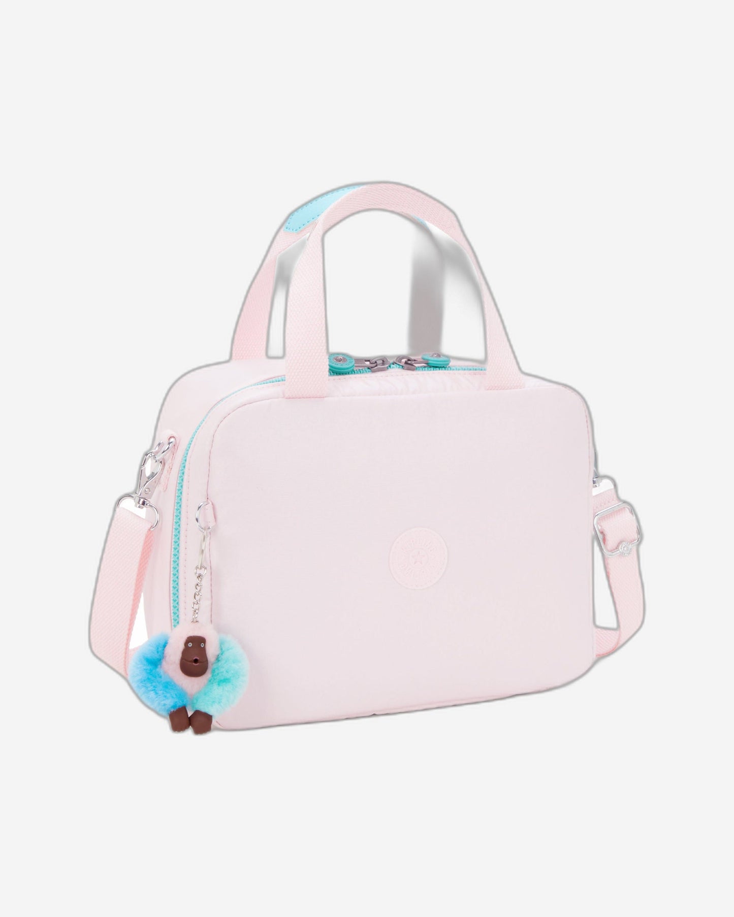 Kipling Miyo Sea Pink Met Large lunchbag with trolley sleeve I7363-52J