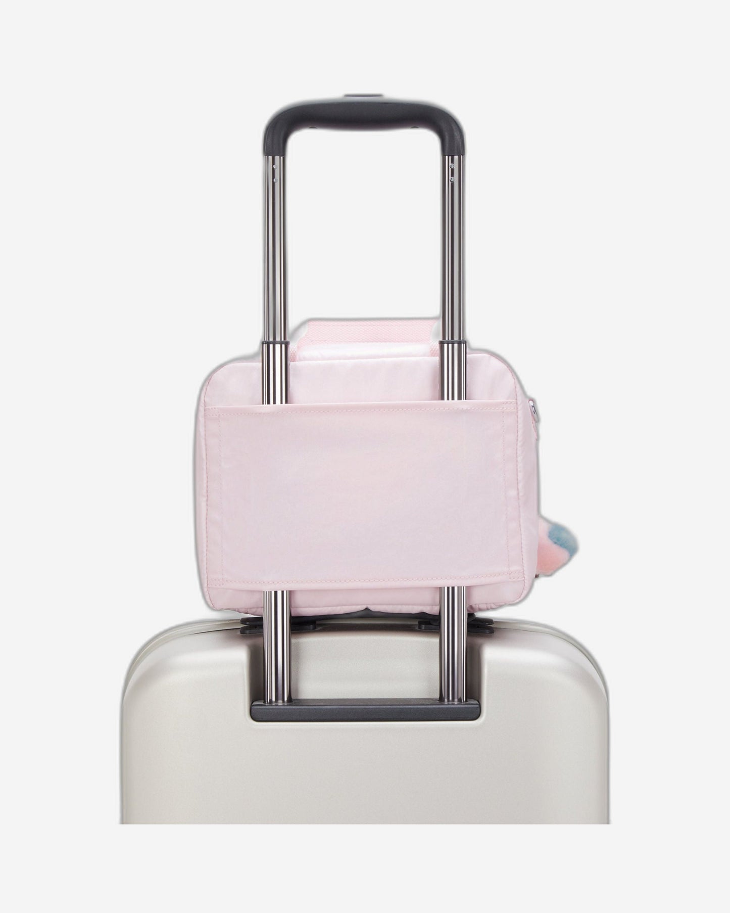 Kipling Miyo Sea Pink Met Large lunchbag with trolley sleeve I7363-52J