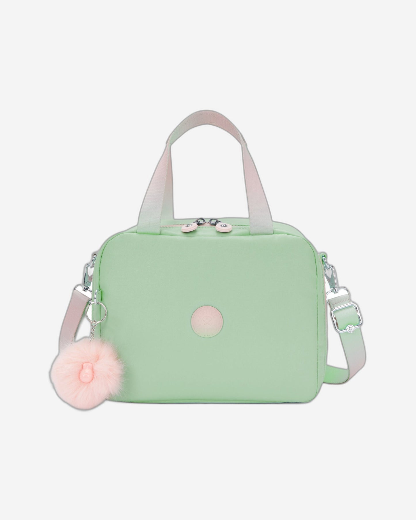 Kipling Miyo Soft Green Met Large Lunch Bag with Trolley Sleeve C2I7363-5KY