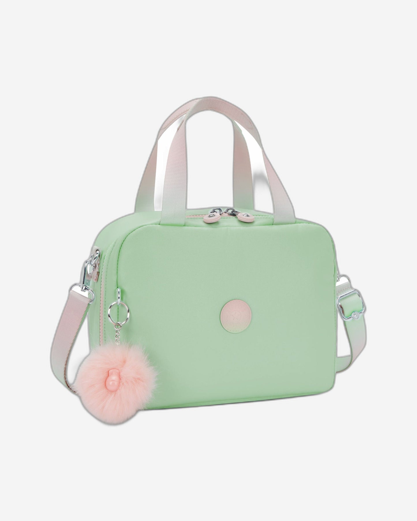 Kipling Miyo Soft Green Met Large Lunch Bag with Trolley Sleeve C2I7363-5KY