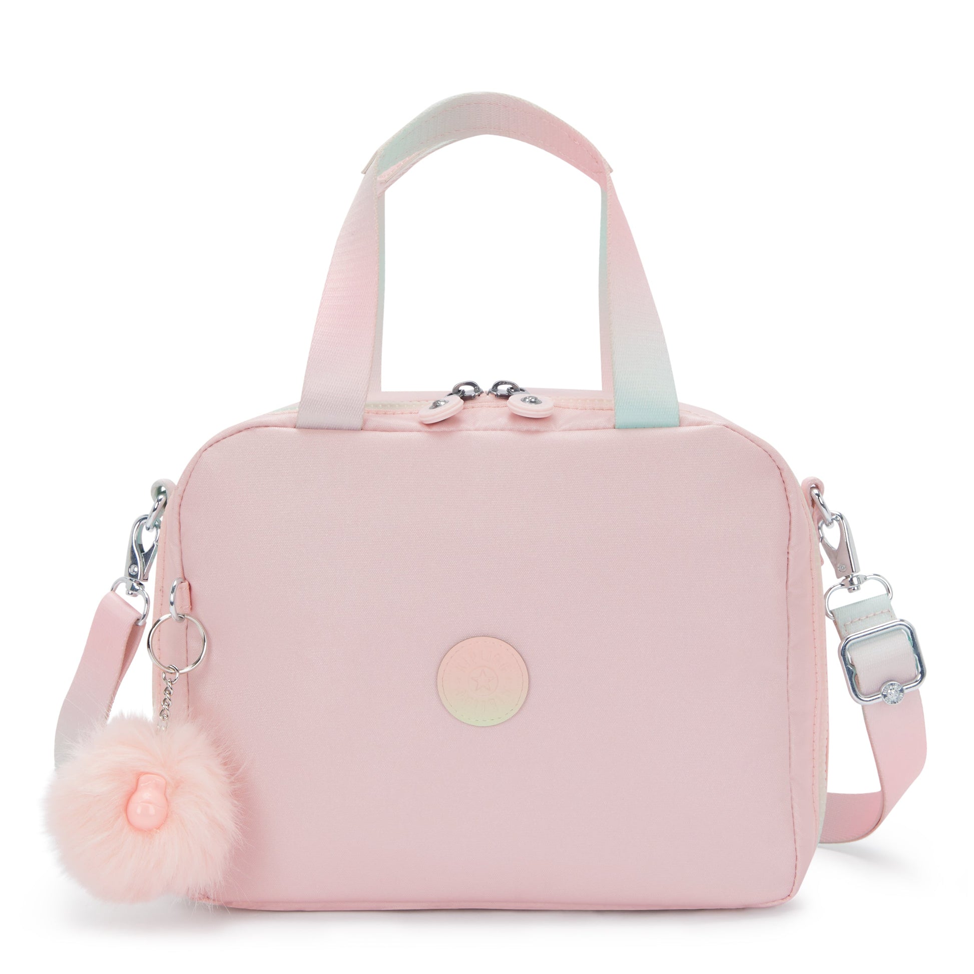 KIPLING-Miyo-Large lunchbox (with trolley sleeve)-Blush Metallic-I7363-E7L