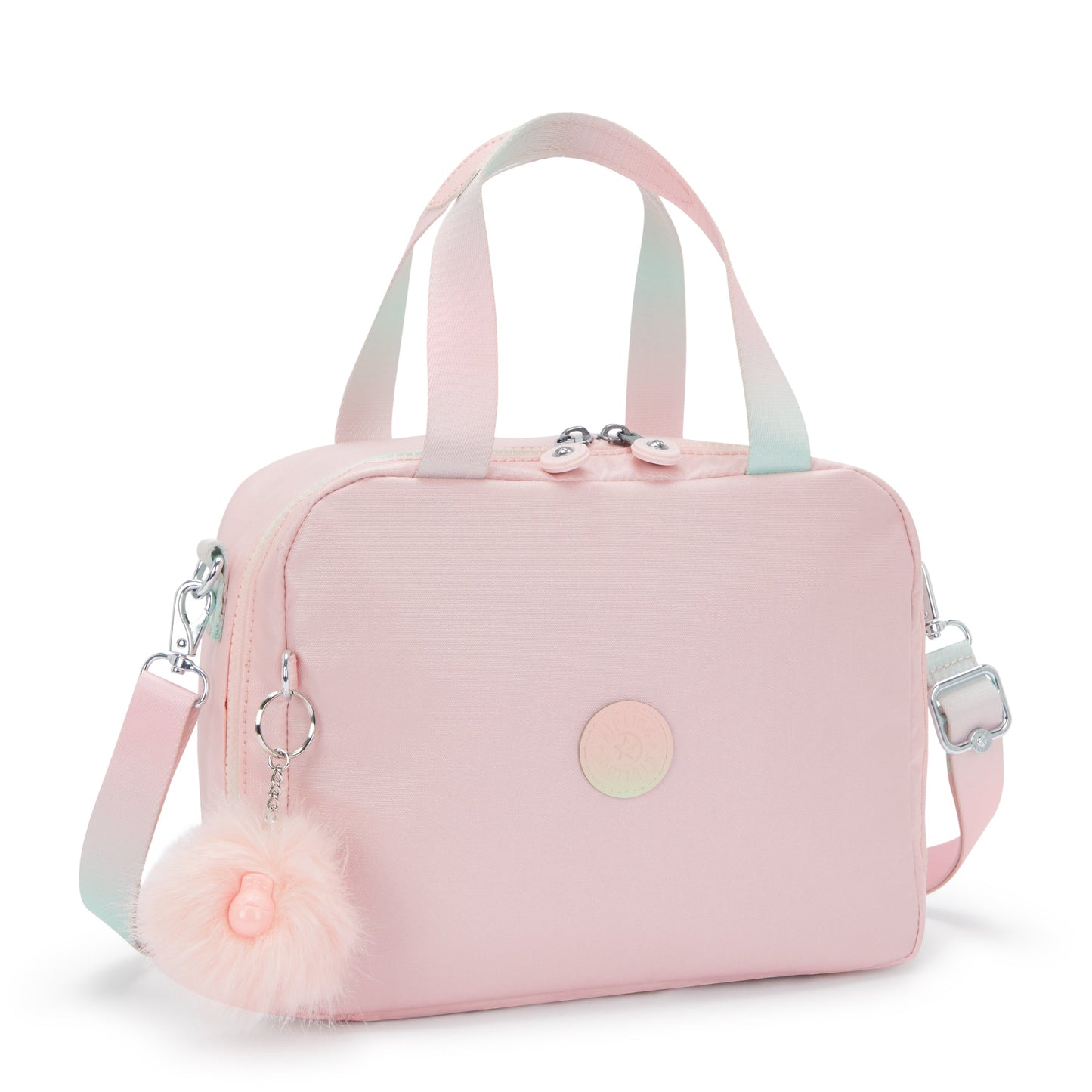 Kipling Miyo Blush Metallic Large Lunch Bag with Trolley Sleeve C2I7363-E7L