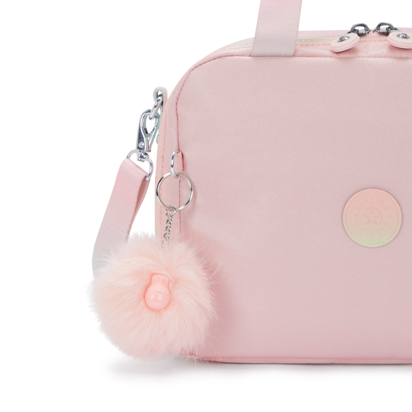 Kipling Miyo Blush Metallic Large Lunch Bag with Trolley Sleeve C2I7363-E7L