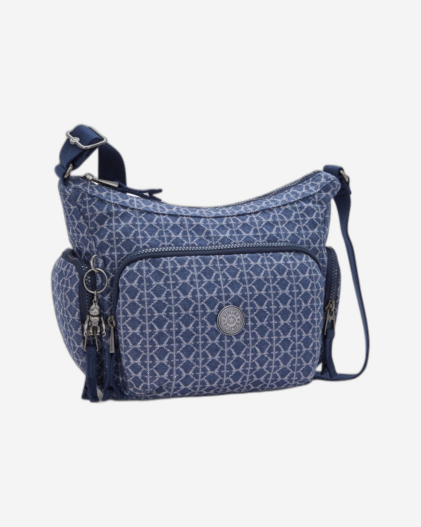 Kipling Gabb S Signature Denim Medium Crossbody Bag I7367-7PF