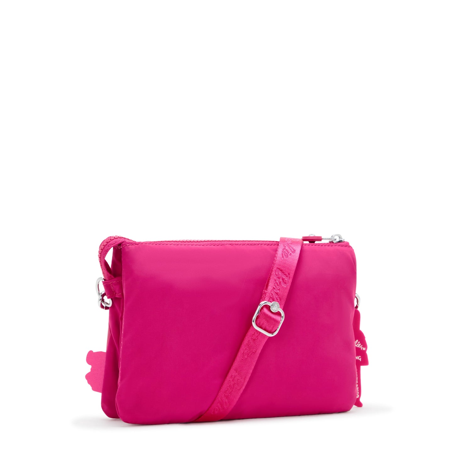 KIPLING-Riri-Barbie™ Riri Crossbody Bag With Detachable And Adjustable Shoulder Straps-Power Pink-I7476-BA2