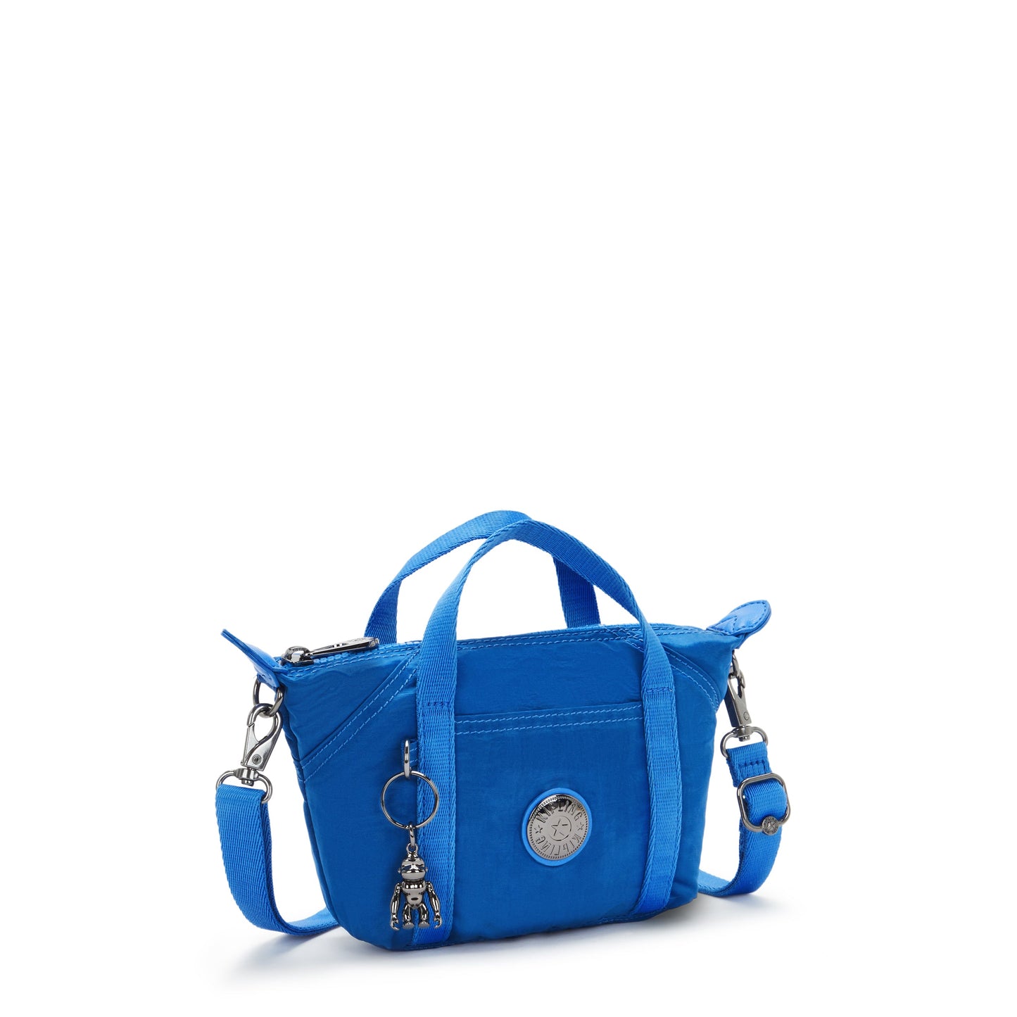 KIPLING-Art Compact-Small Crossbody Bag With Removable Strap-Satin Blue-I7492-S9H