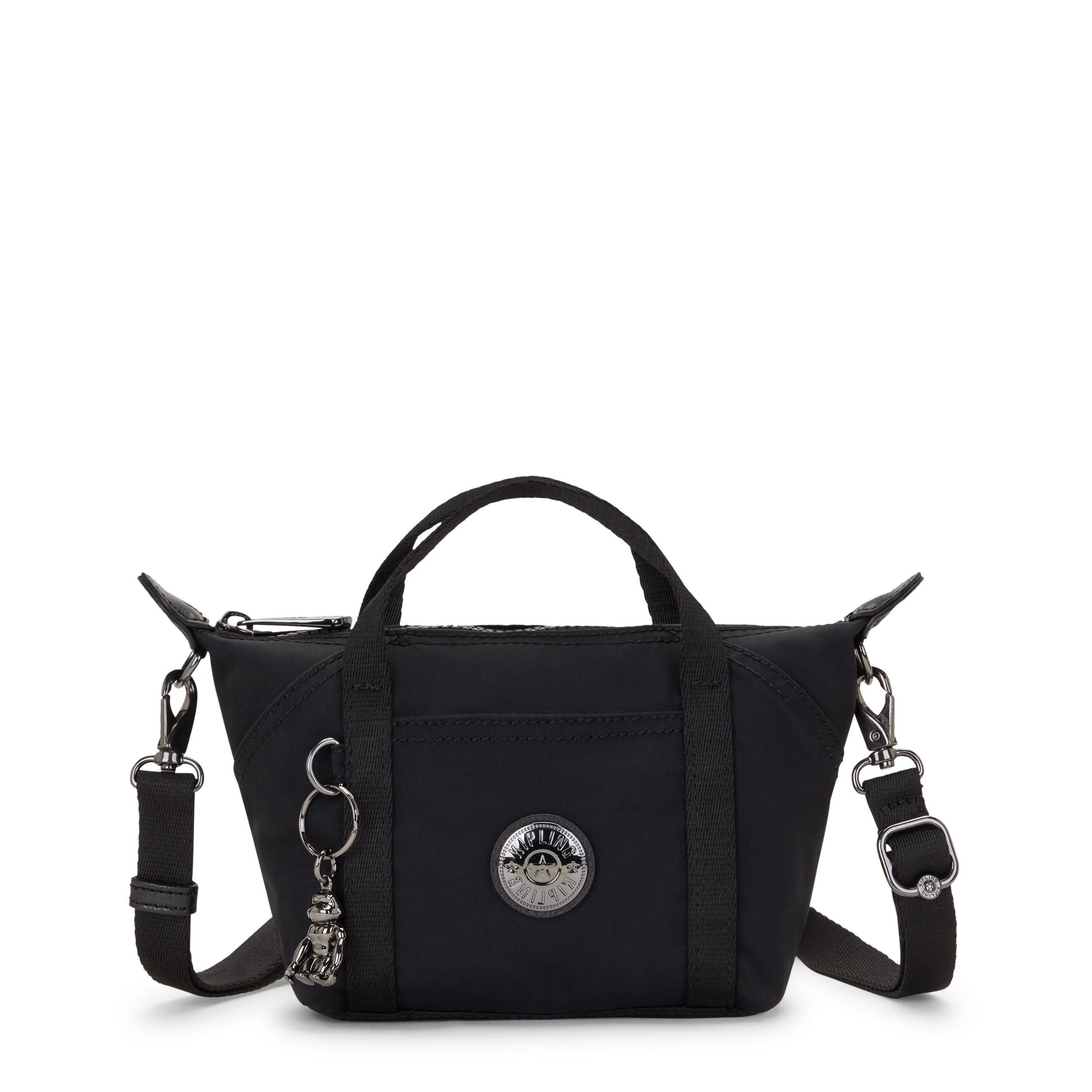 KIPLING-Art Compact-Small Crossbody Bag With Removable Strap-Endless Black-I7492-TB4