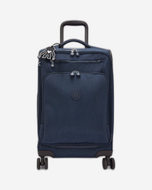 Kipling New Youri Spin S Blue Bleu 2 Small Wheeled Luggage I7504-96V