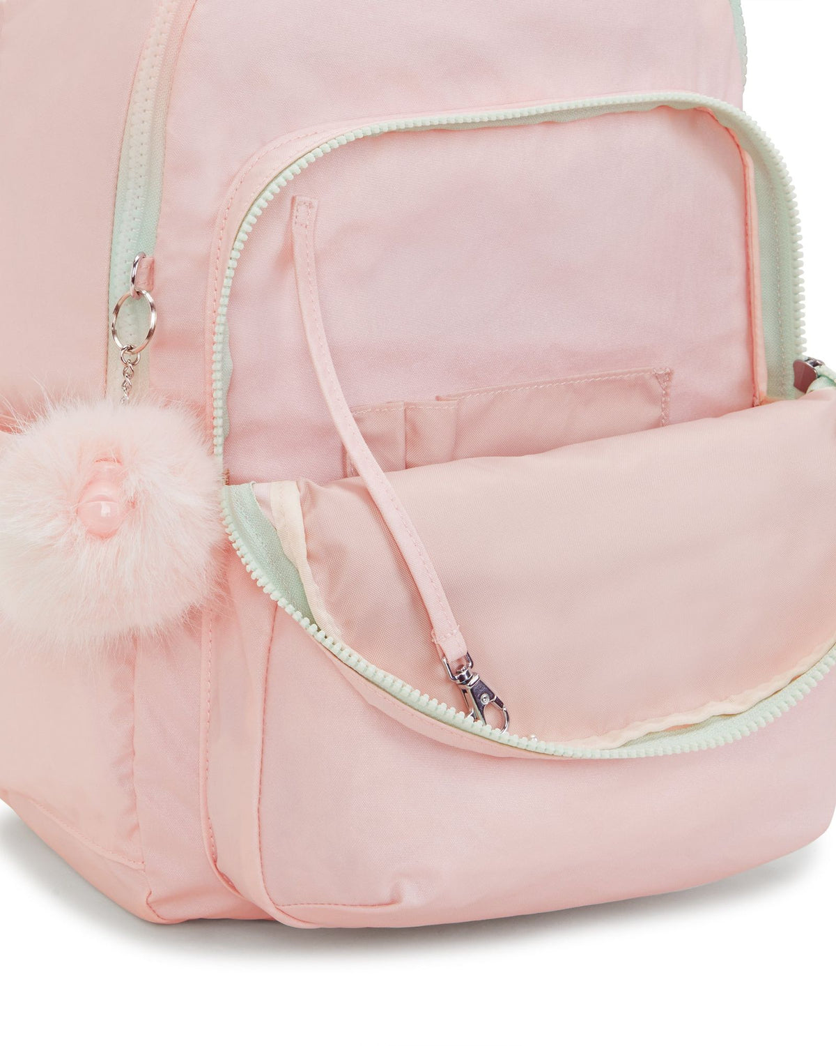 Kipling Seoul College Blush Metallic Large Backpack C2I7547-E7L