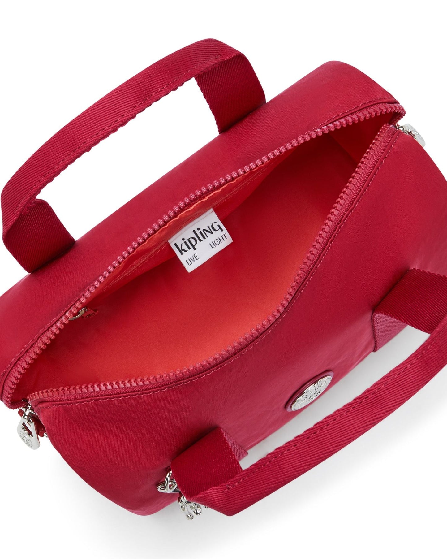 Kipling Bina M Red Red Wine Medium Handbag I7571-6SE