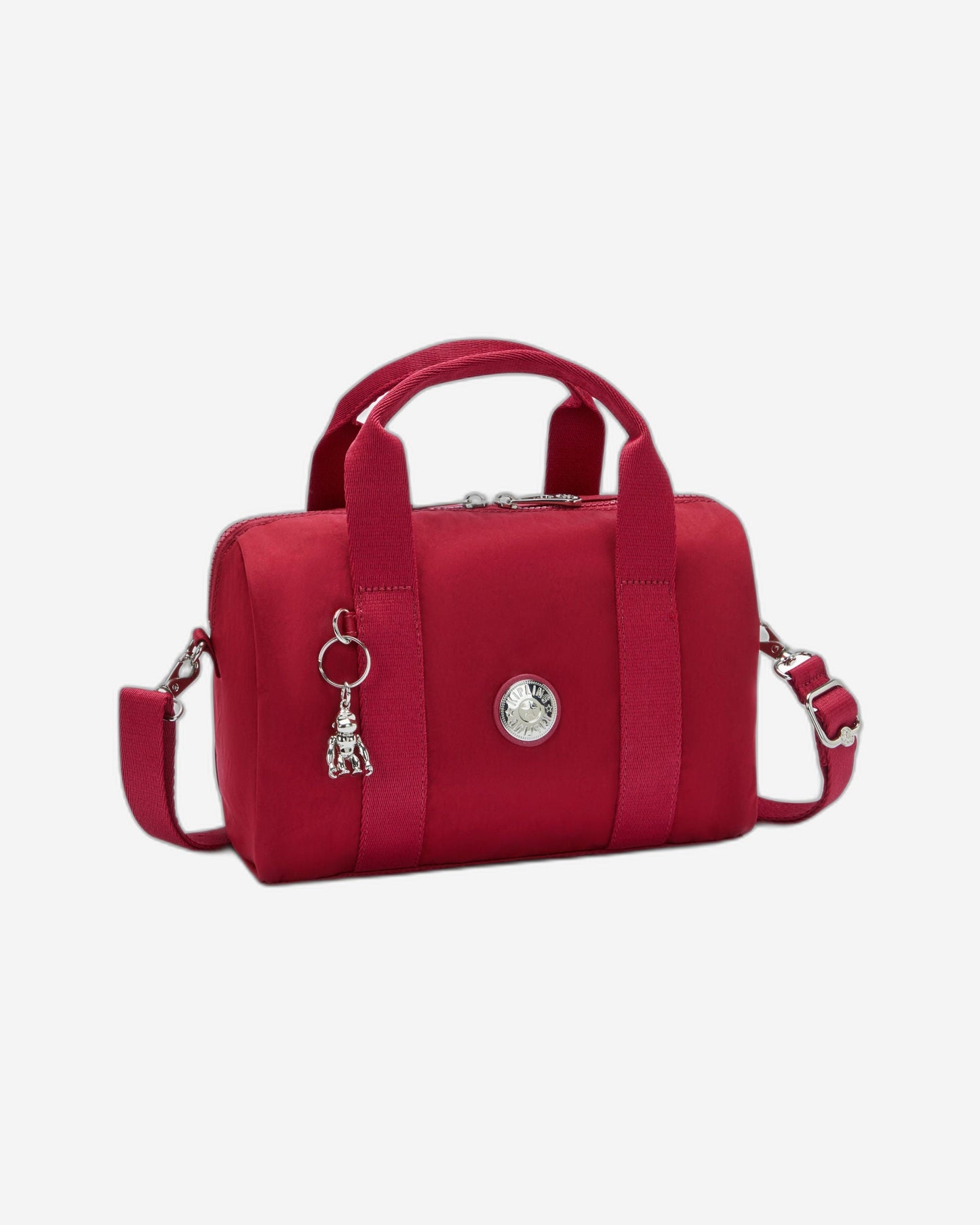 Kipling Bina M Red Red Wine Medium Handbag I7571-6SE