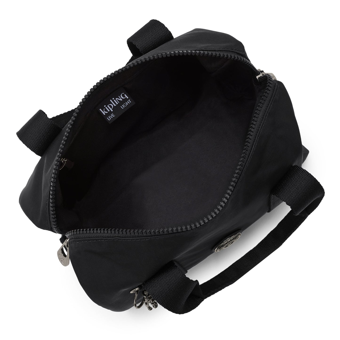 KIPLING-Bina M-Medium handbag (with detachable shoulderstrap)-Endless Black-I7571-TB4