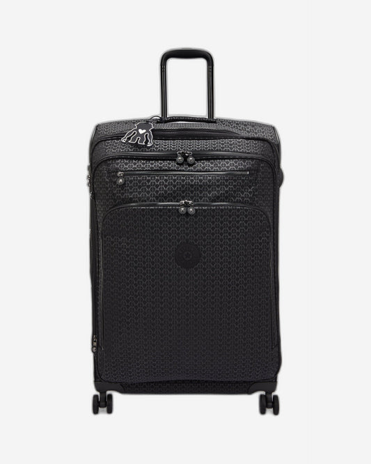 Kipling New Youri Spin L Signature Emb Large Expandable Wheeled Luggage I7572-K59