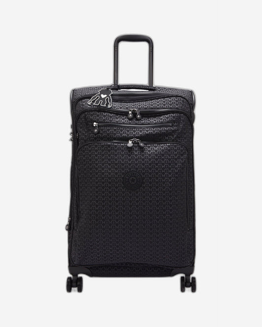 Kipling New Youri Spin M Signature Emb Medium Expandable Wheeled Luggage I7575-K59