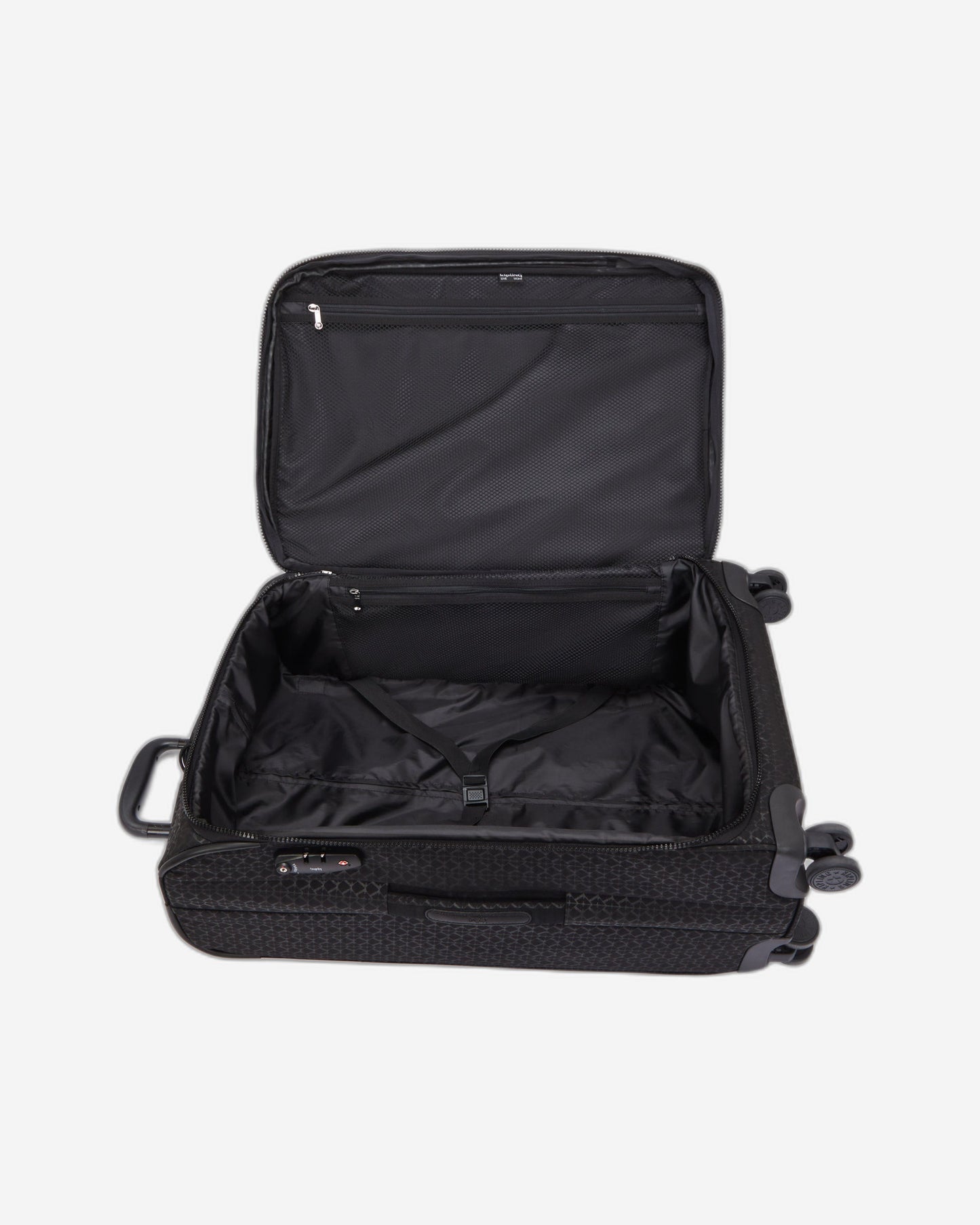 Kipling New Youri Spin M Signature Emb Medium Expandable Wheeled Luggage I7575-K59