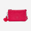 Kipling Riri Confetti Pink Large Pouch with Crossbody Strap C2I7590-T73