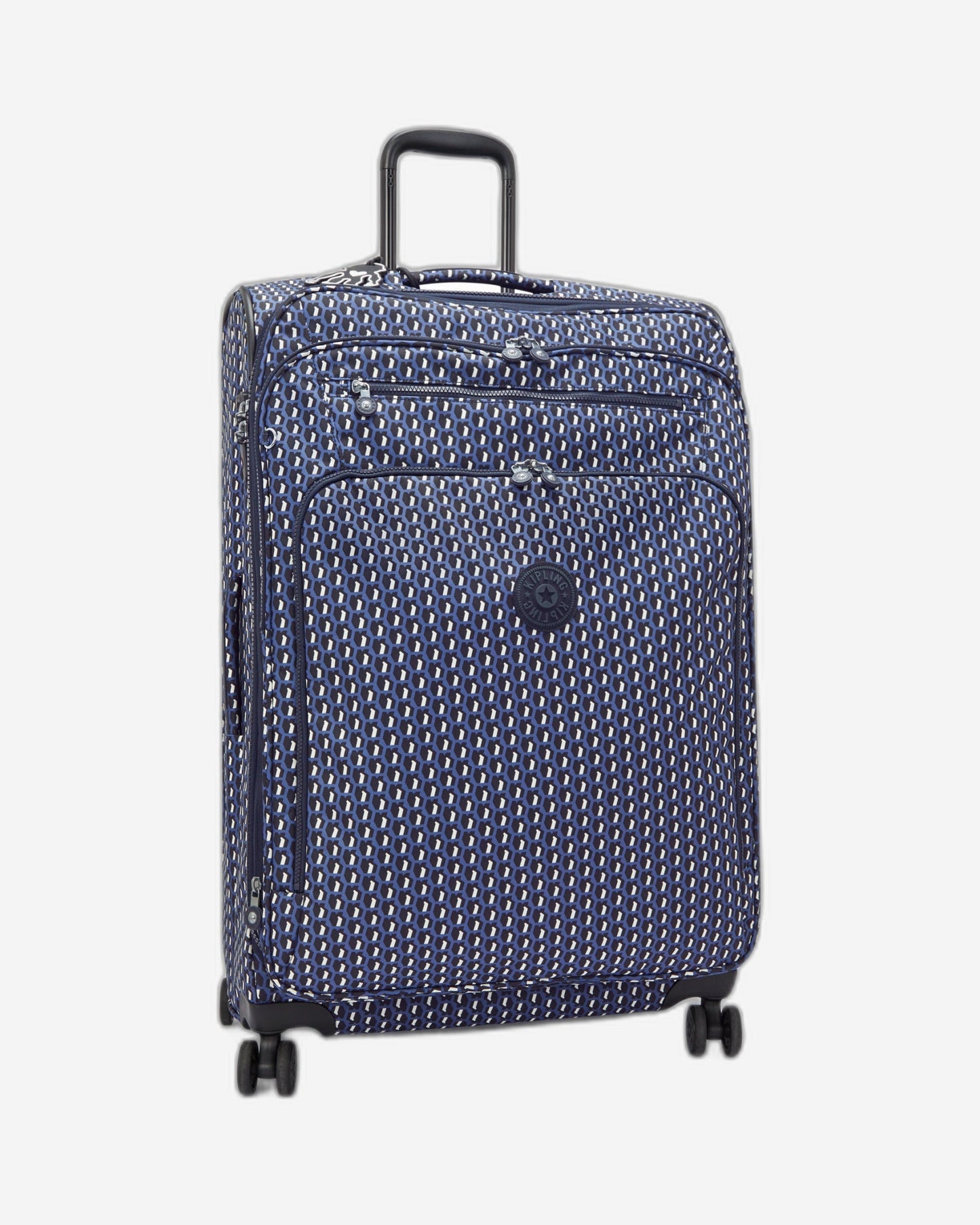 Kipling New Youri Spin L 3D K Blue Large Expandable Spinner I7640-4JS
