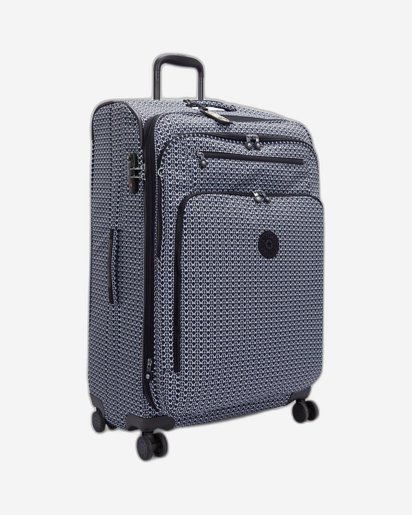 Kipling New Youri Spin Signature Print Large Expandable Spinner C2I7640-DD2
