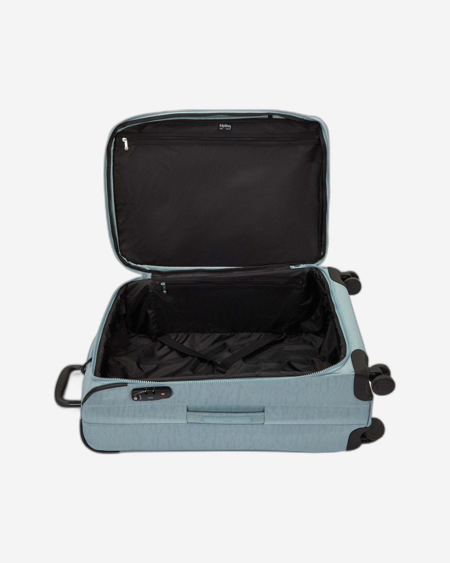 Kipling New Youri Spin M Relaxed Grey Medium Expandable Wheeled Luggage I7706-3NL