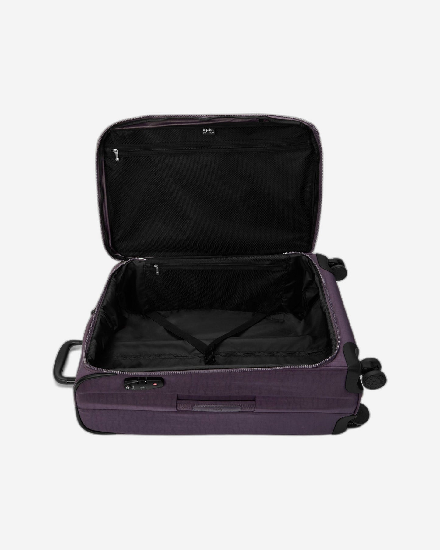 Kipling New Youri Spin M Ultimate Plum Medium Expandable Spinner I7706-67U