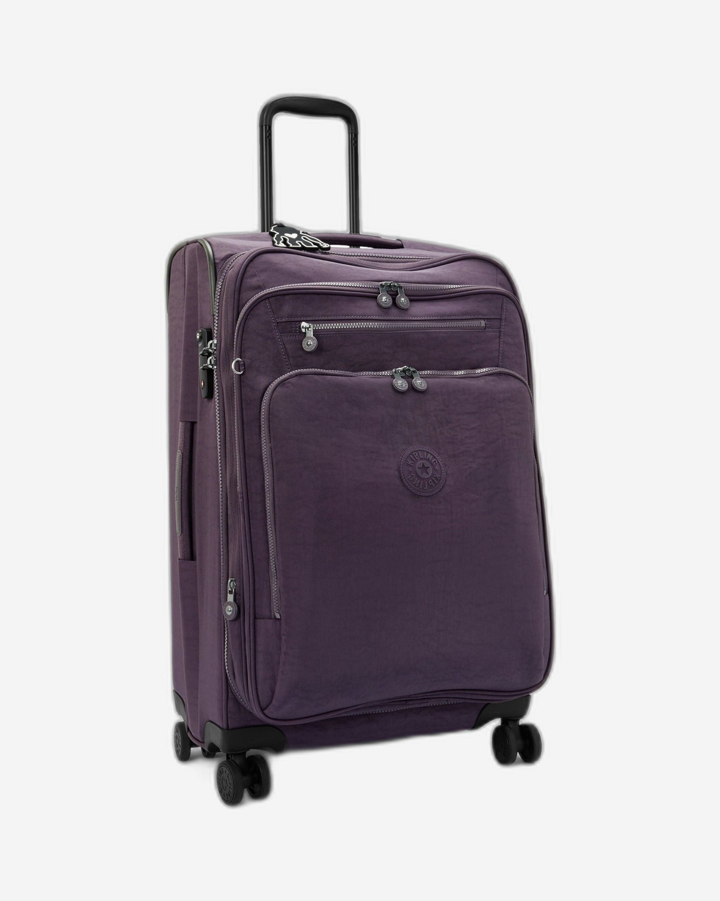 Kipling New Youri Spin M Ultimate Plum Medium Expandable Spinner I7706-67U
