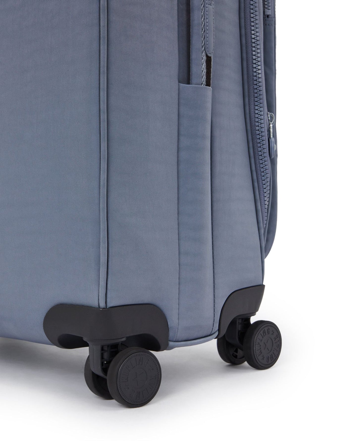 Kipling New Youri Spin M Blue Stone Medium expandable wheeled luggage I7706-6FB