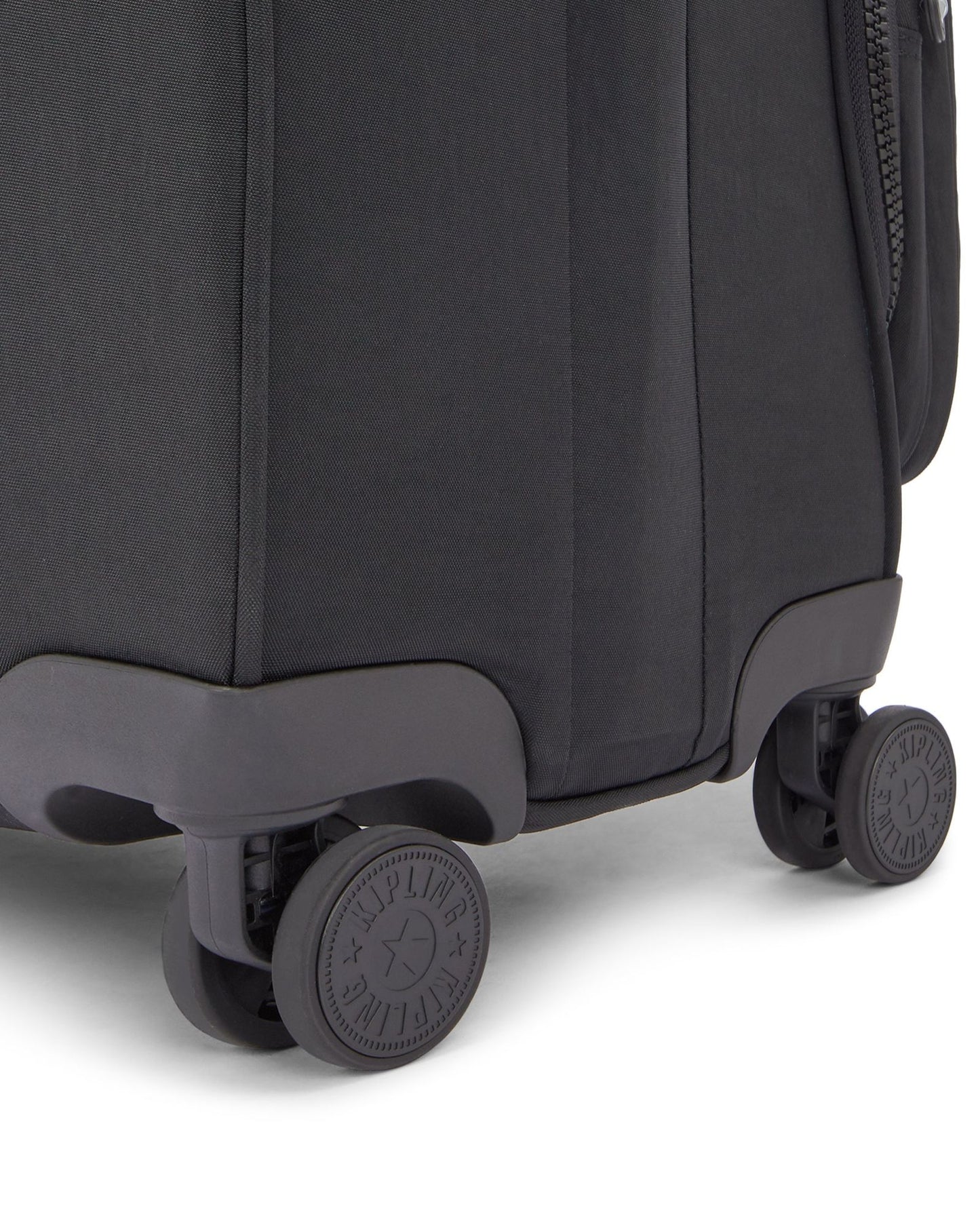 Kipling New Youri Spin M Black Noir Medium Expandable Wheeled Luggage I7706-P39