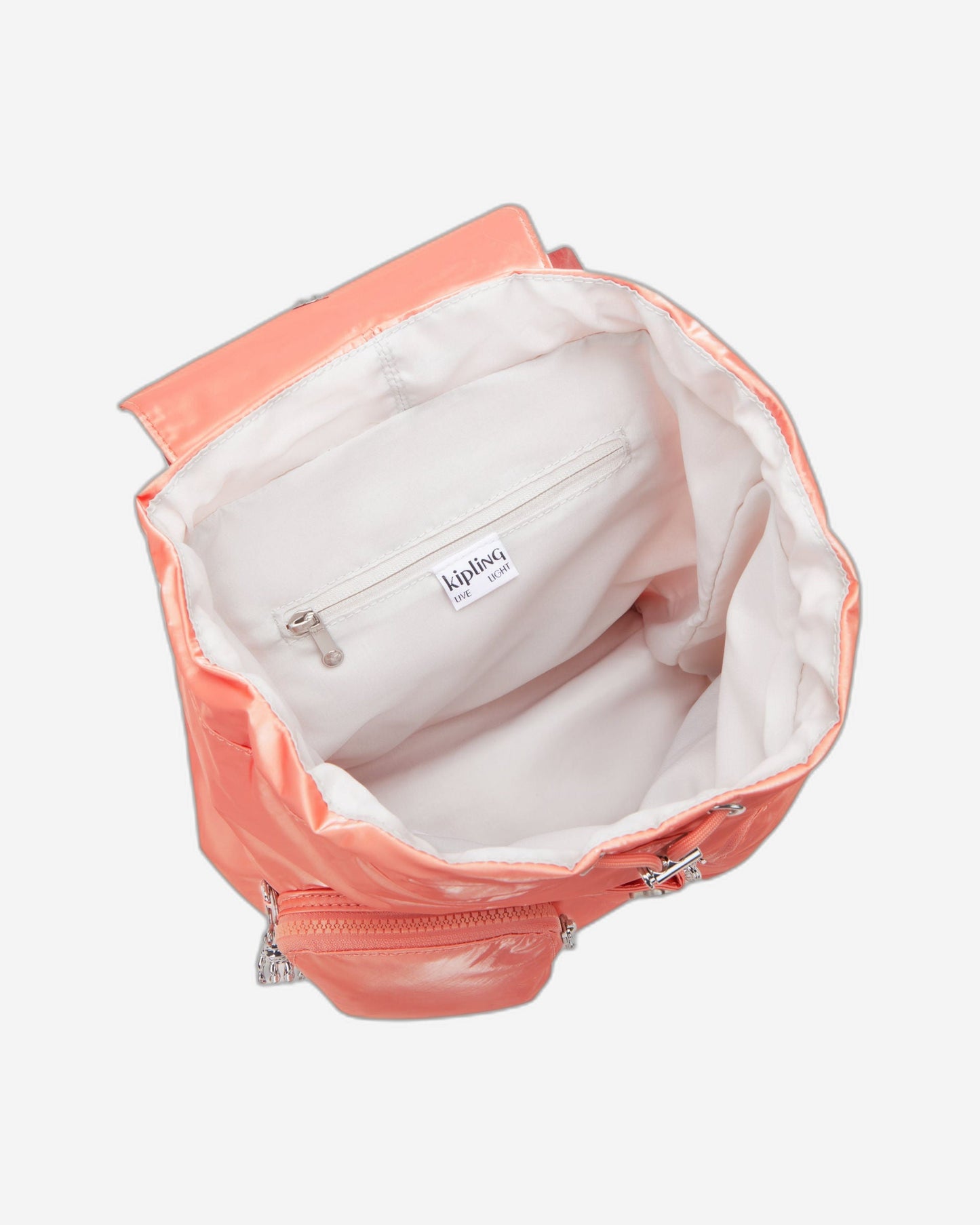 Kipling Anto S Peach Glam Small Drawstring Backpack C2I7751-S7W