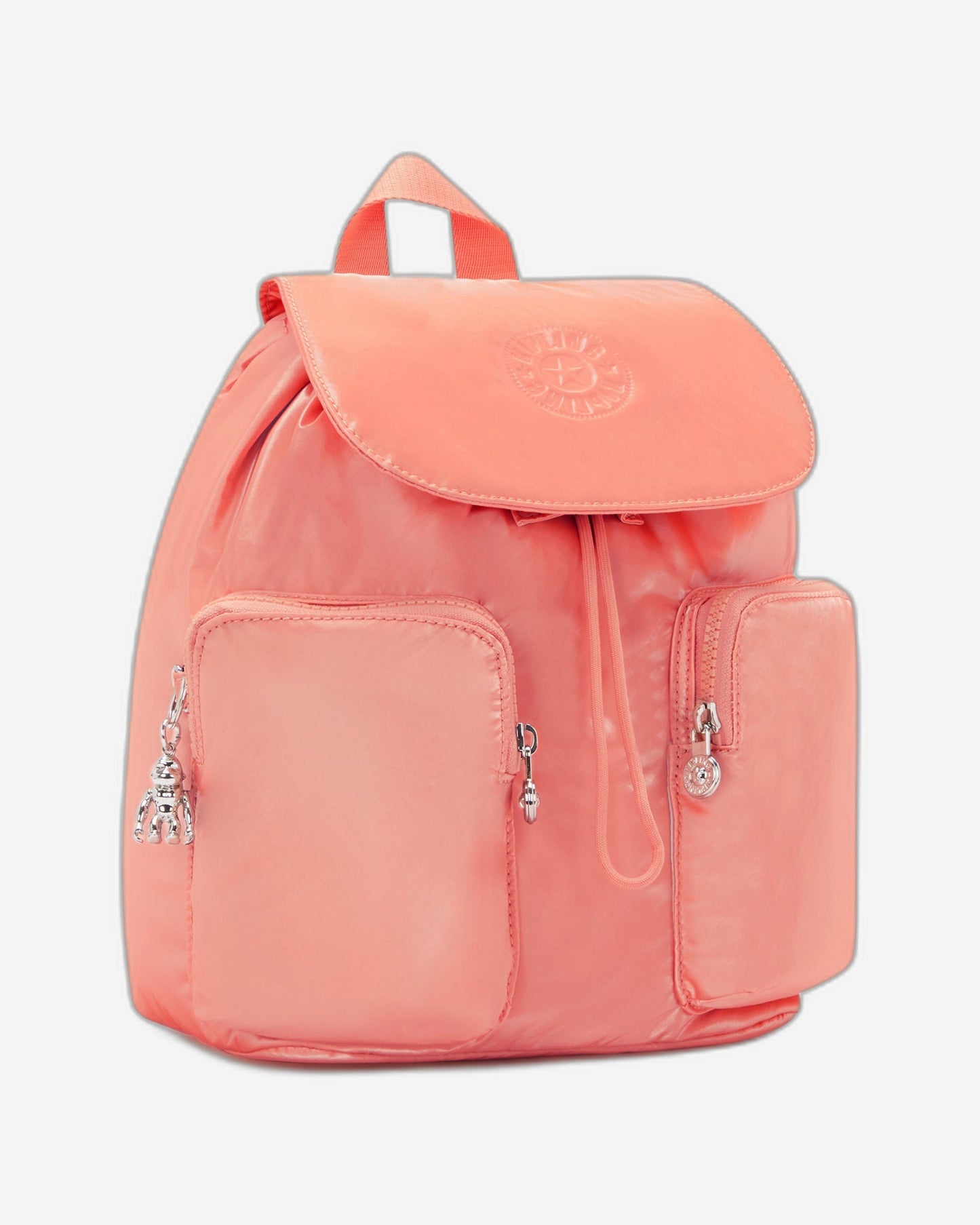Kipling Anto S Peach Glam Small Drawstring Backpack C2I7751-S7W