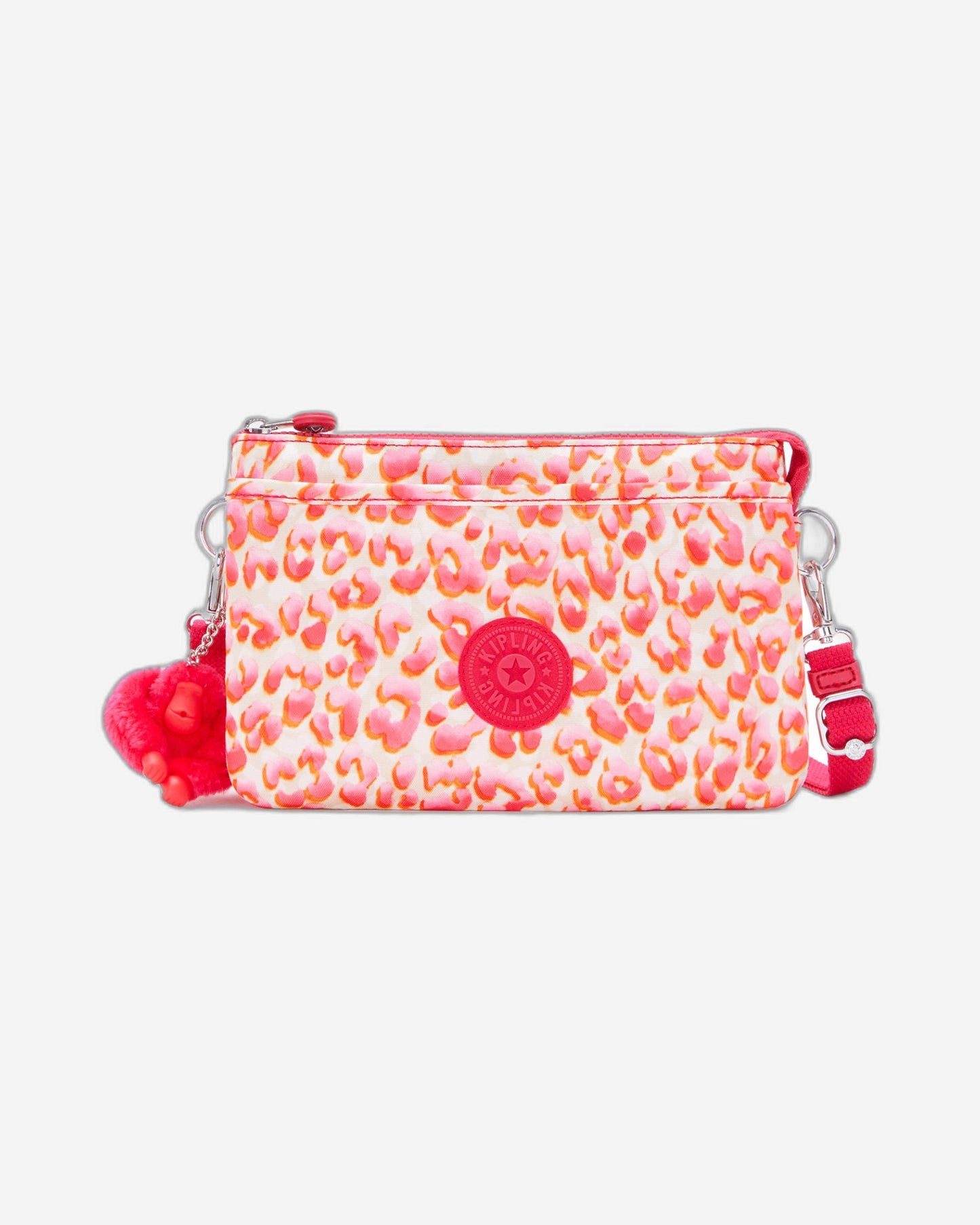 Kipling Riri Latin Cheetah Large Pouch with Crossbody Strap C2I7780-6LX